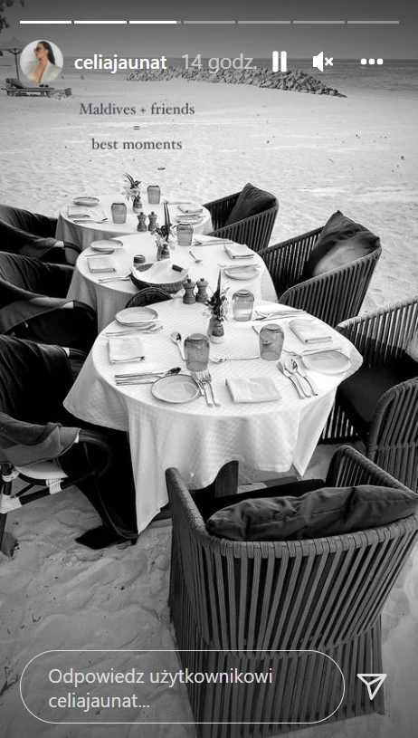 Celia Jaunat i Grzegorz Krychowiak fot. Instagram (instagram.com/celiajaunat)