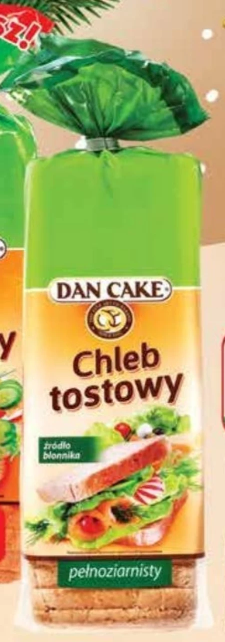 Dan Cake Chleb tostowy z mąką pełnoziarnistą 500 g