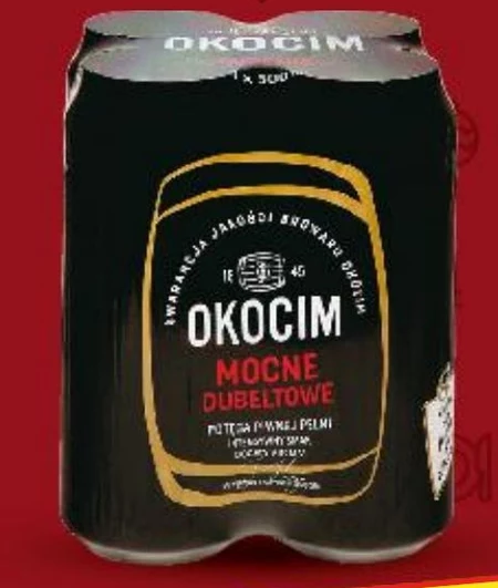 Okocim Piwo jasne mocne dubeltowe 4 x 500 ml
