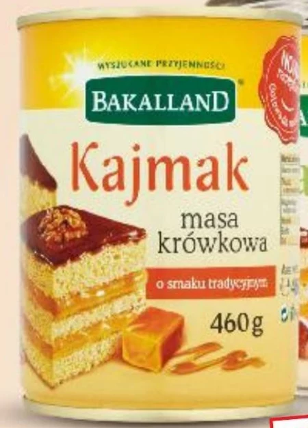 Bakalland Kajmak masa krówkowa o smaku tradycyjnym 460 g