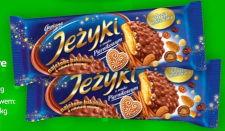 Jeżyki Herbatniki w czekoladzie mlecznej kokosowe 140 g