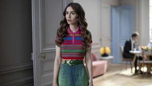 Lily Collins w pierwszym odcinku drugiego sezonu "Emmily w Paryżu"