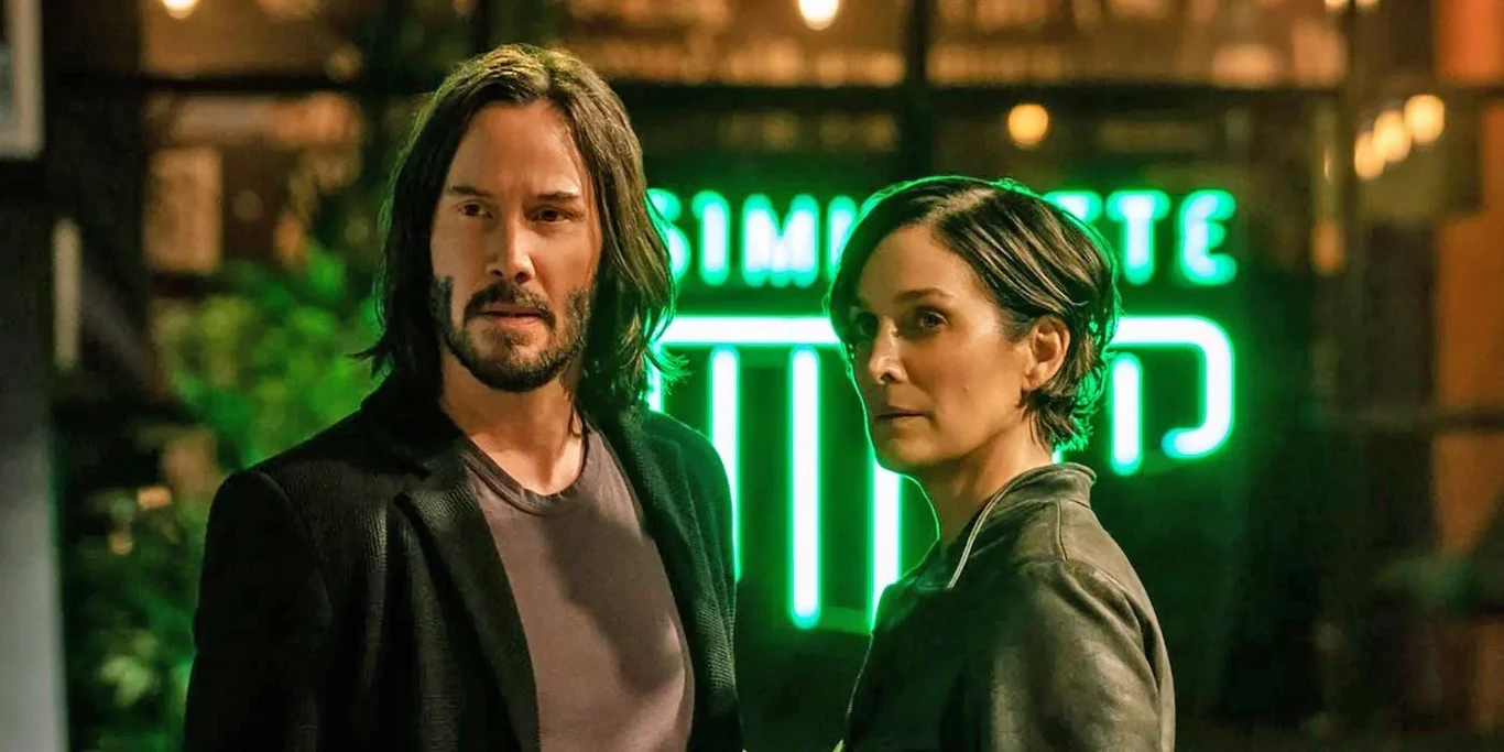 Keanu Reeves i Carrie-Anne Moss jako Neo i trinity Keanu Reeves i Carrie-Anne Moss jako Neo i trinity