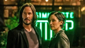 Keanu Reeves i Carrie-Anne Moss jako Neo i trinity
