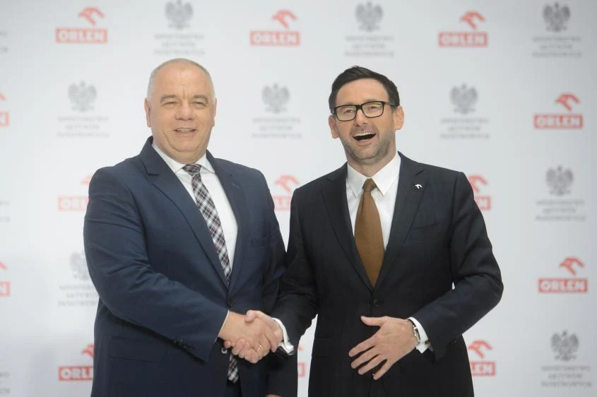 Jacek Sasin i Daniel Obajtek Jacek Sasin i Daniel Obajtek