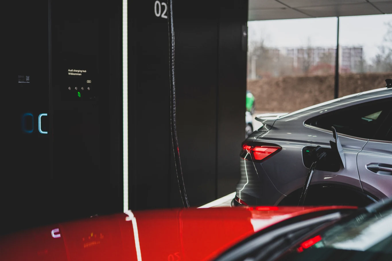 Luksusowa stacja ładowania Audi 