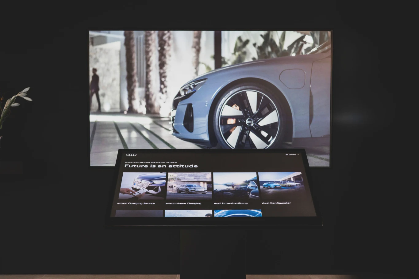 Luksusowa stacja ładowania Audi 