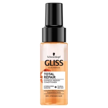 Gliss Total Repair Ekspresowa odżywka do włosów suchych i zniszczonych 50 ml - 0