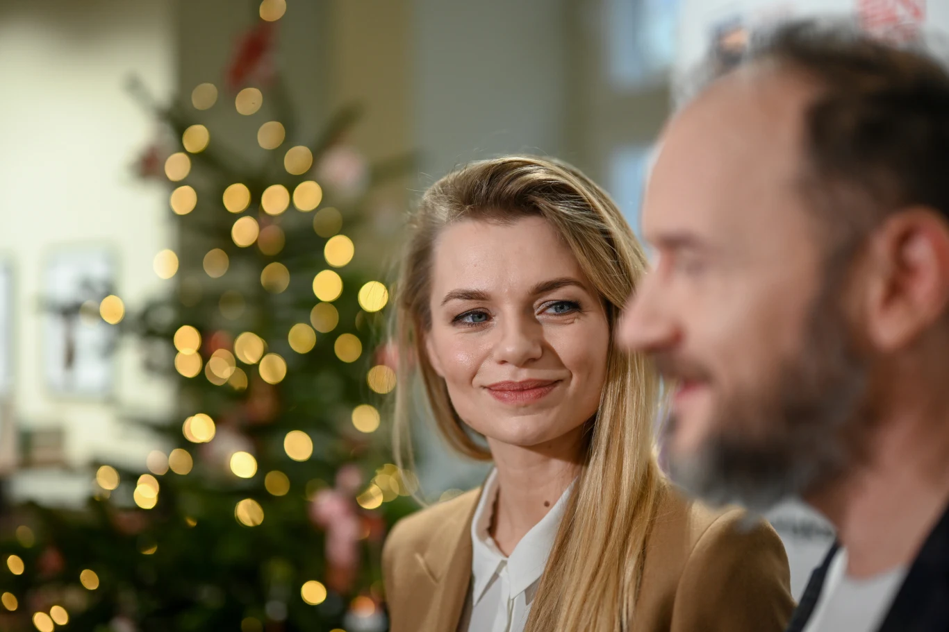 Emilia Komarnicka-Klynstra i jej mąż Redbad Klynstra-Komarnicki 