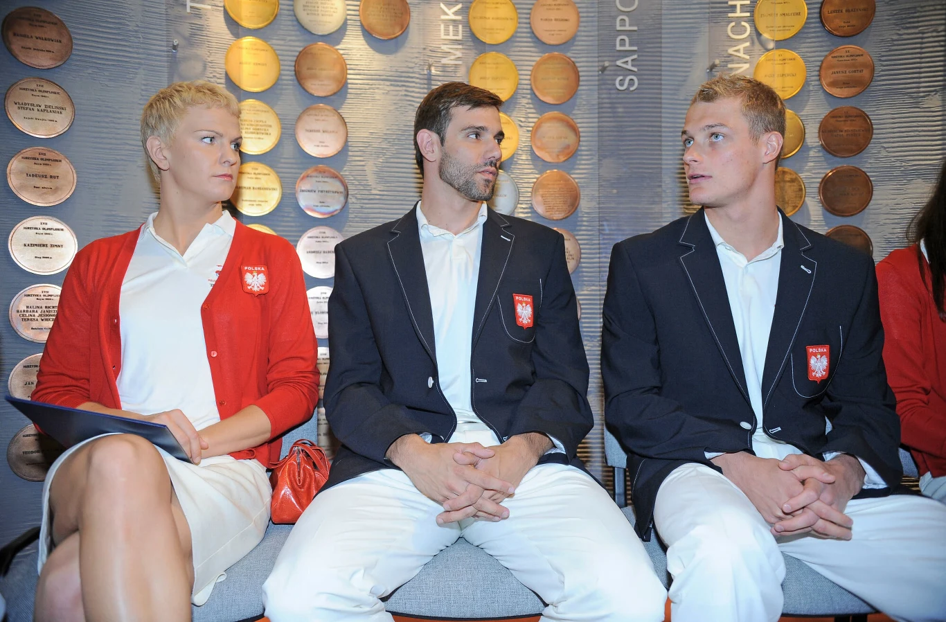 Otylia Jędrzejczak, Bartosz Kizierowski i Paweł Korzeniowski