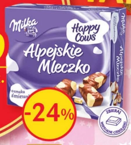 Milka Alpejskie Mleczko Pianka o smaku śmietankowym 330 g