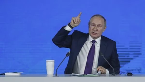 Władimir Putin podczas dorocznej konferencji prasowej 