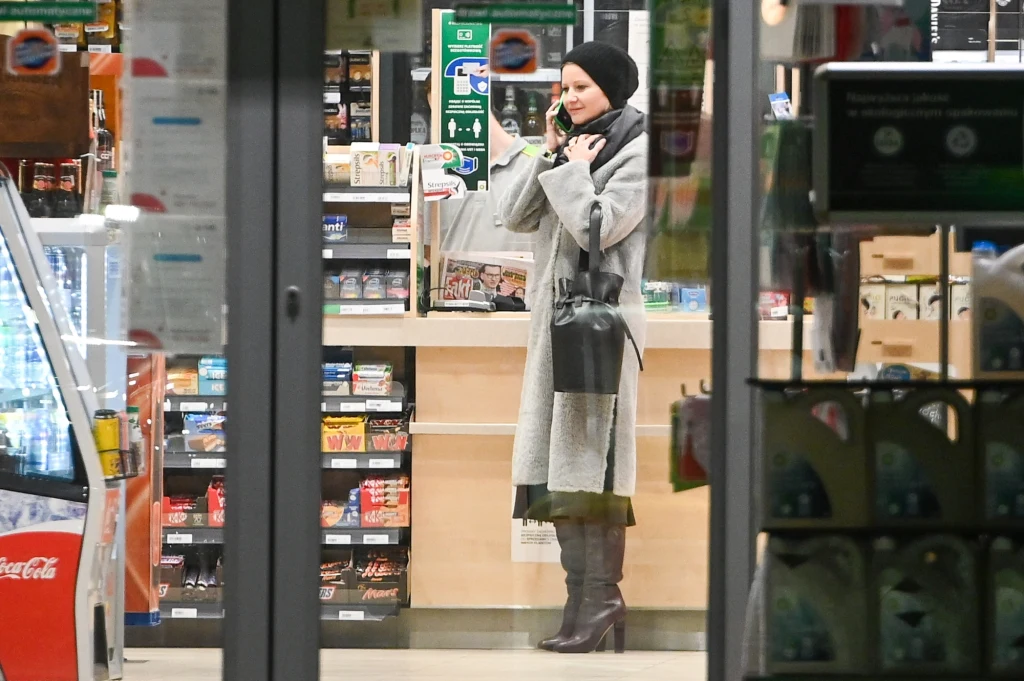 Małgorzata Kożuchowska w sklepie bez maseczki