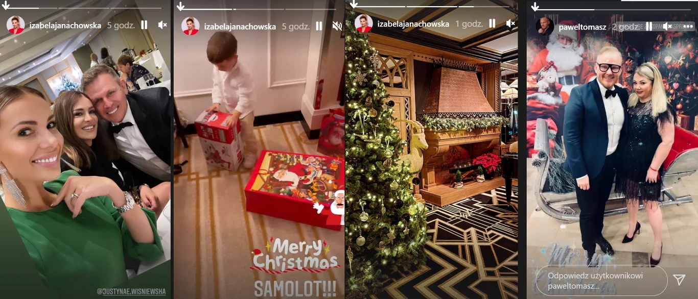 Izabela Janachowska święta spędziła w hotelu. Kasia Niezgoda z partnerem także Izabela Janachowska święta spędziła w hotelu. Kasia Niezgoda z partnerem także