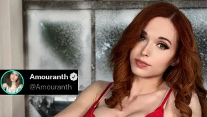 Amouranth - fragment zdjęia zamieszczonego w serwisie Twitter.com na profilu @Amouranth