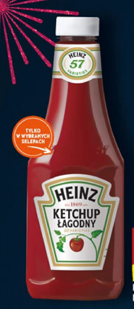 Heinz Ketchup łagodny 1000 g 