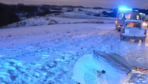 Wypadek podczas kuligu. Trzy osoby ranne