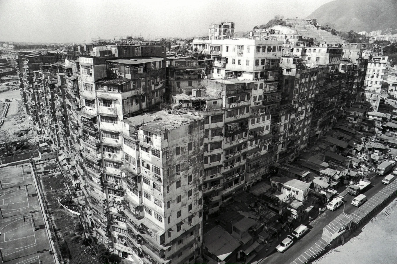 Widok na Kowloon, rok 1987