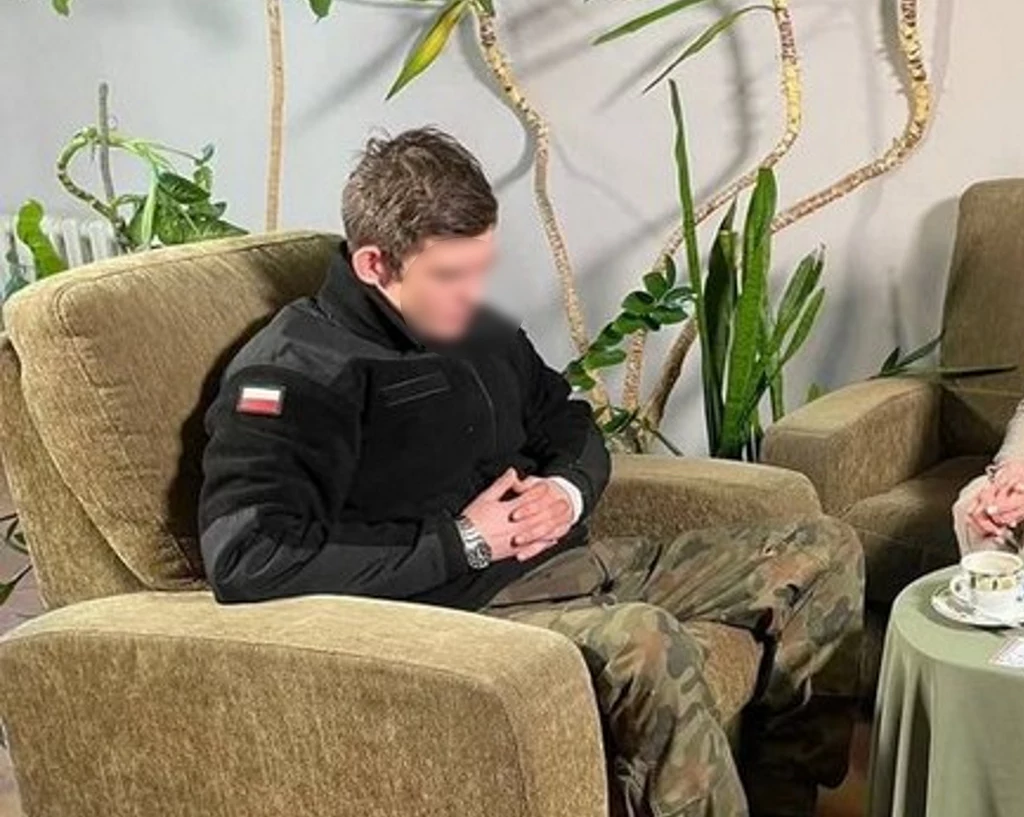 Emil Cz. podczas udzielania wywiadu białoruskim mediom Emil Cz. podczas udzielania wywiadu białoruskim mediom