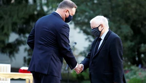 Andrzej ​Duda - Jarosław Kaczyński 1:0 (do przerwy)