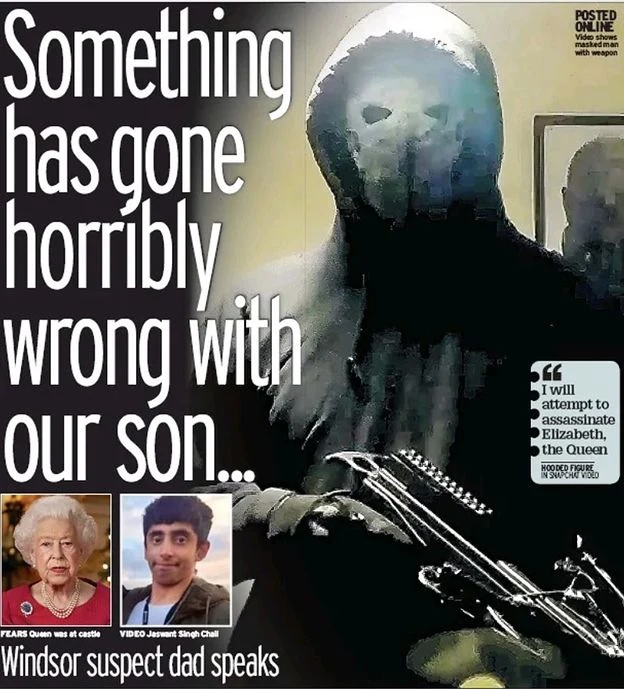 Tak wygląda 19-letni szaleniec, który chciał zabić królową