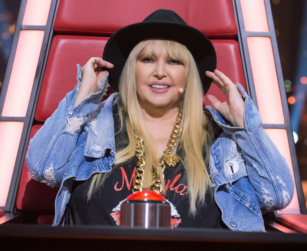 Maryla Rodowicz na planie "The Voice Senior" Maryla Rodowicz na planie "The Voice Senior"
