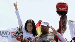 Rafał Sonik na podium w 2015 roku