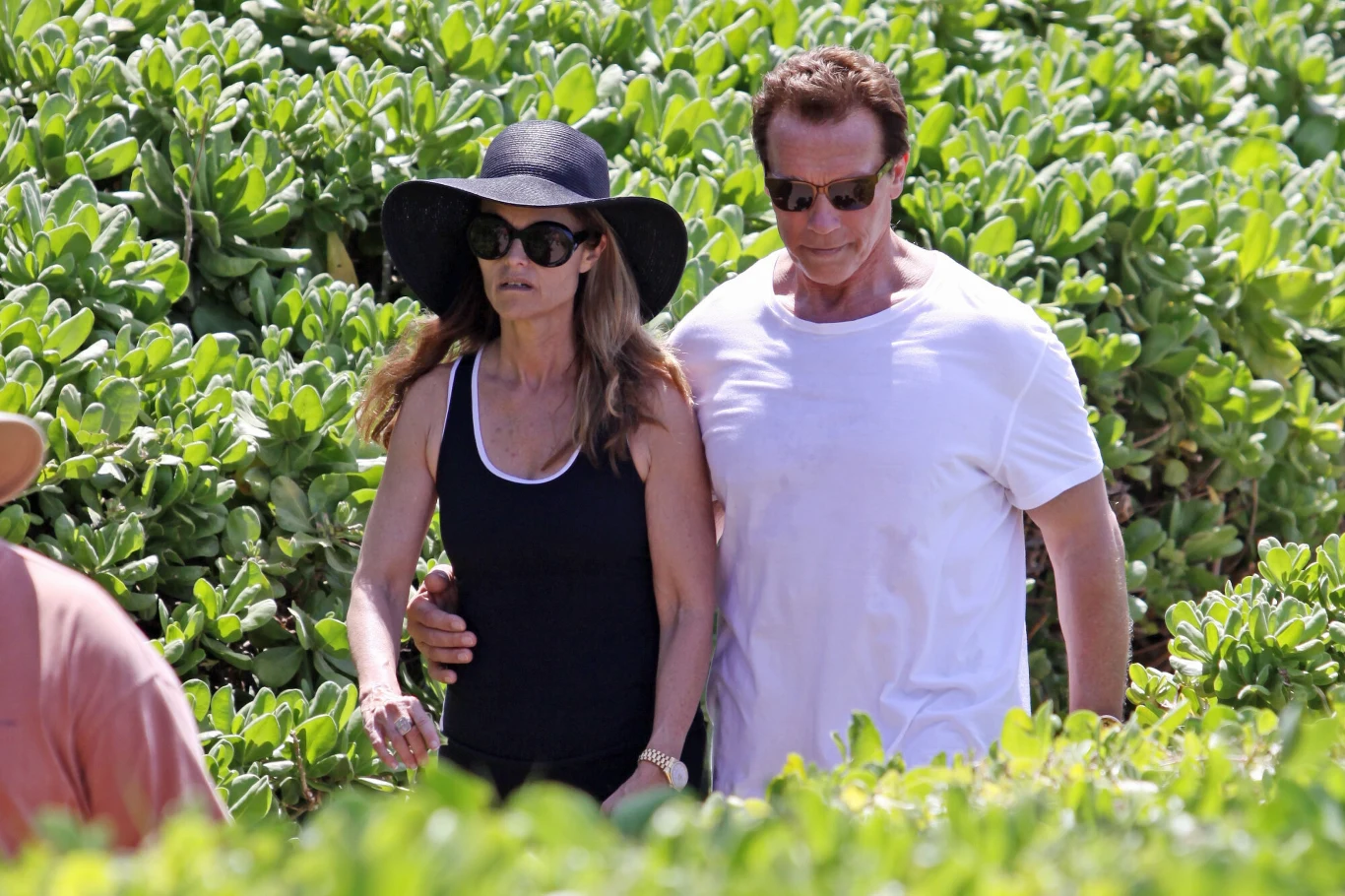Maria Shriver i Arnold Schwarzenegger, 2010 rok Maria Shriver i Arnold Schwarzenegger, 2010 rok