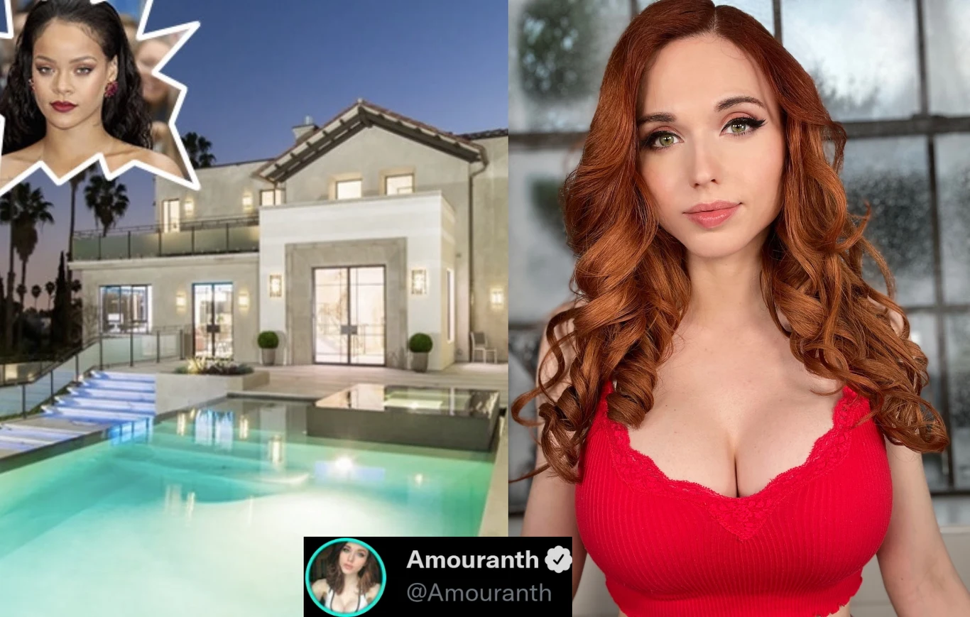 Amouranth - fragment zdjęcia zamieszczonego w serwisie Twitter.com na profilu @amouranth Amouranth - fragment zdjęcia zamieszczonego w serwisie Twitter.com na profilu @amouranth