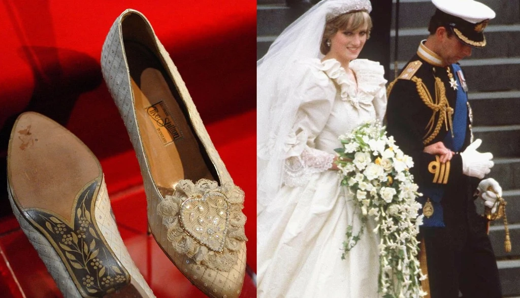 Buty ślubne księżnej Diany 