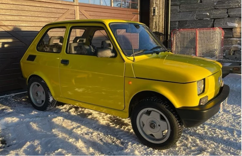 Fiat 126P należacy do Pettera Solberga. Źródło: Instagram