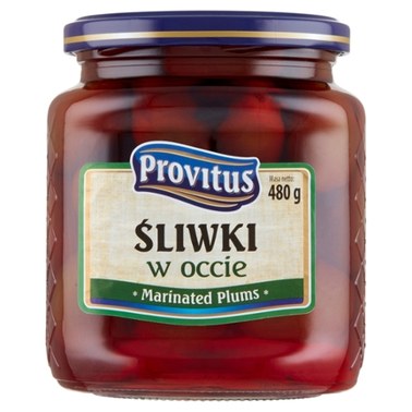 Provitus Śliwki w occie 480 g - 1
