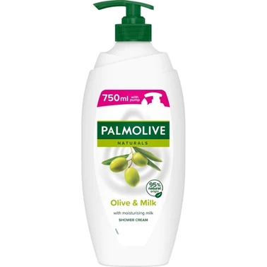 Palmolive Naturals Olive&Milk, kremowy żel pod prysznic mleko i oliwka 750 ml - 0