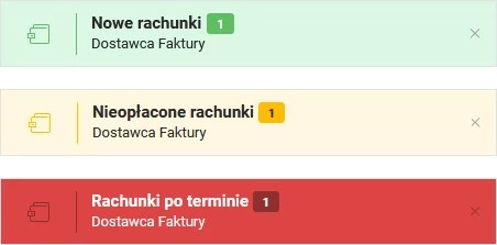 Poczta Interii poinformuje Cię nowych rachunkach i przypomni o terminach płatności.