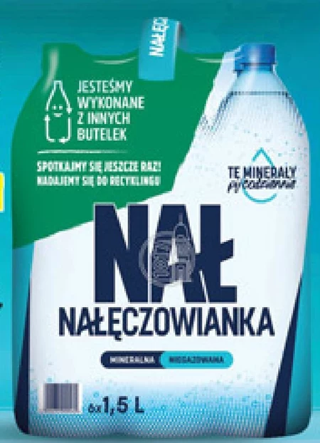 Nałęczowianka Naturalna woda mineralna niegazowana 1,5 l