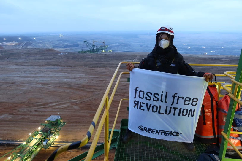 Aktywiści Greenpeace w marcu weszli na teren kopalni Turów. Sprawą jej zamknięcia i sporu Polski z Czechami żyliśmy przez cały rok
