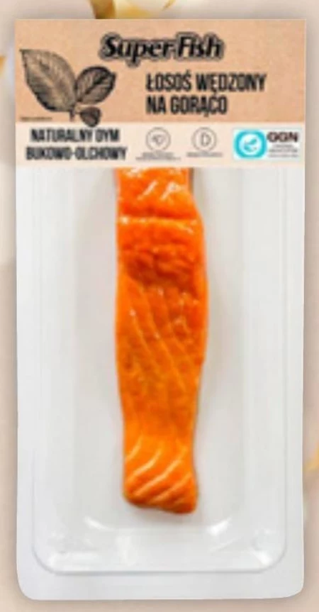 SuperFish Łosoś wędzony na gorąco 100 g