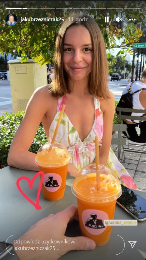 Paulina Nowicka, narzeczona Jakuba Rzeźniczaka https://www.instagram.com/jakubrzezniczak25/