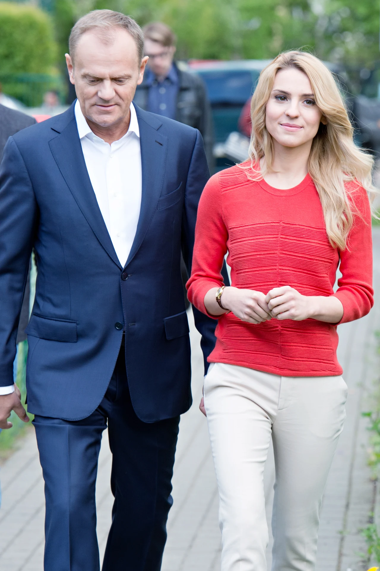 Kasia Tusk z ojcem Donaldem Tuskiem