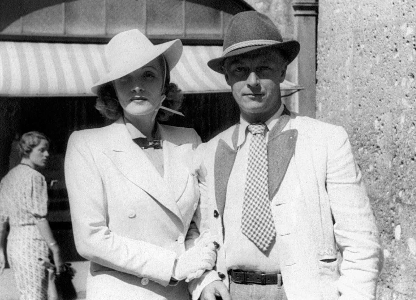 Marlena Dietrich i jej mąż Rudolf Sieber w 1935 roku Marlena Dietrich i jej mąż Rudolf Sieber w 1935 roku