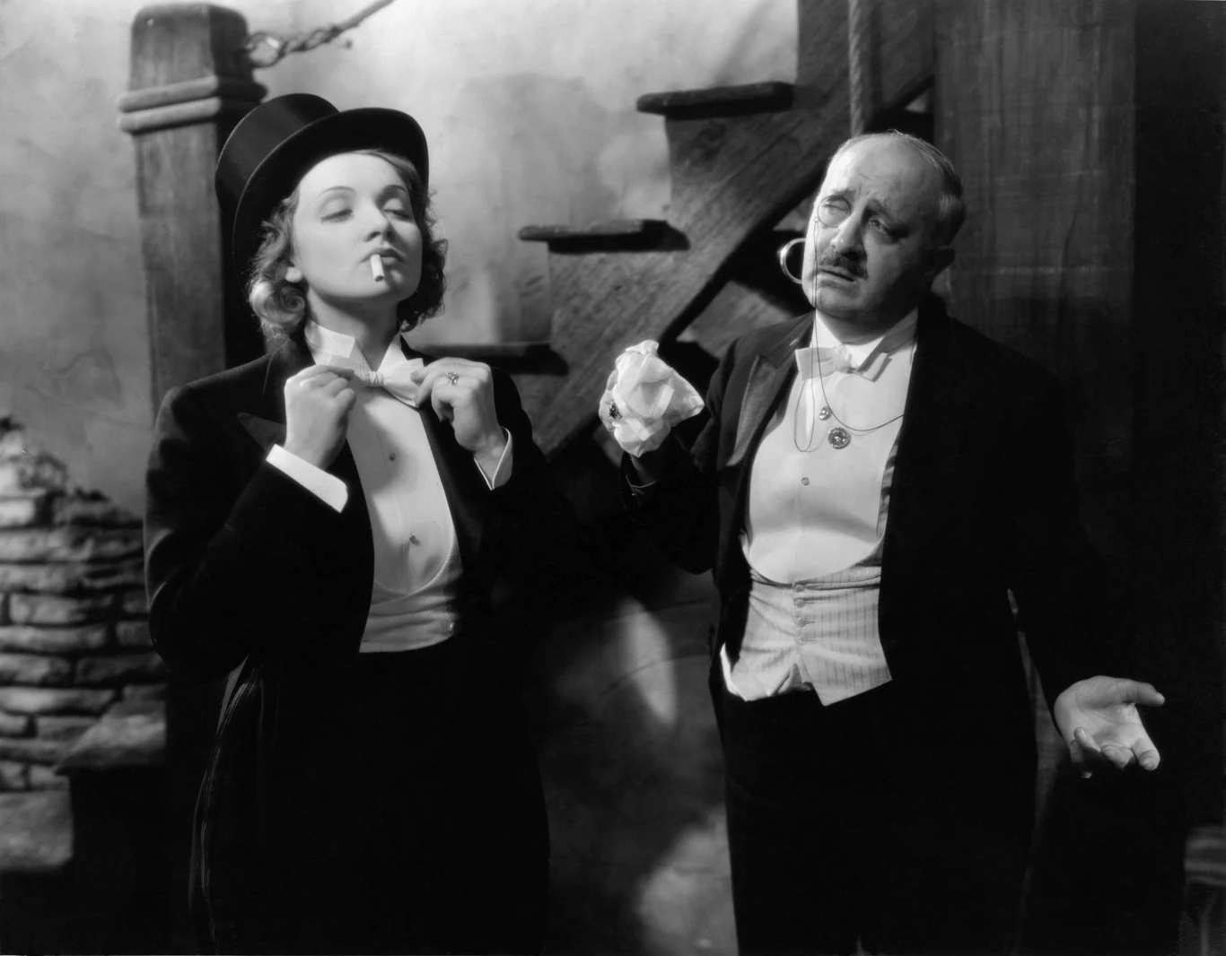 Marlena Dietrich w filmie "Maroko" Marlena Dietrich w filmie "Maroko"
