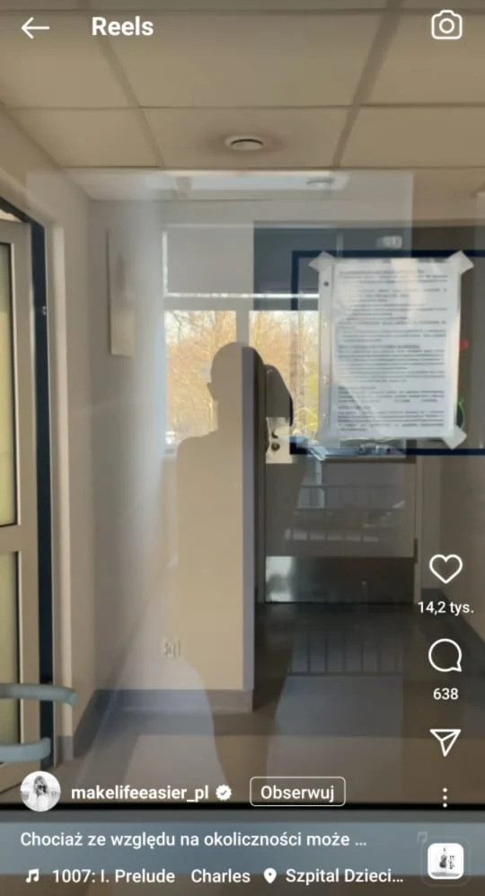 Kasia Tusk w szpitalu z córką https://www.instagram.com/makelifeeasier_pl/