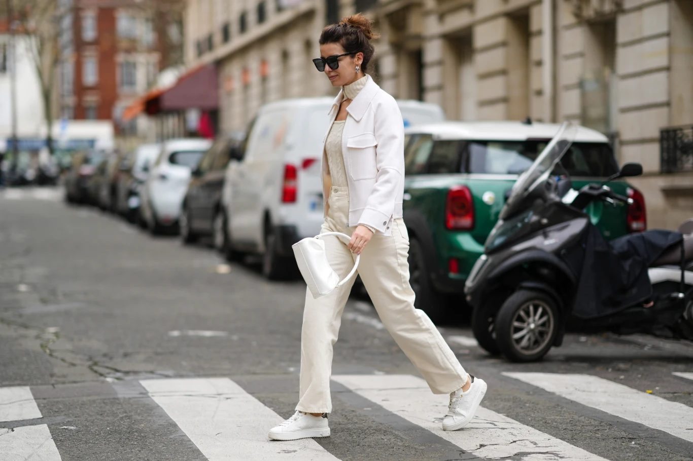 Total look w kolorze białym Total look w kolorze białym