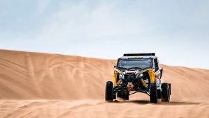 Aron Domżala i Maciej Marton na trasie etapu