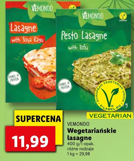 Lasagne Vemondo