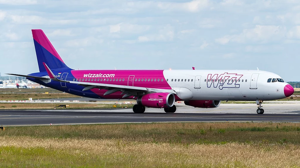 Samolot Wizz Air, zdjęcie ilustracyjne