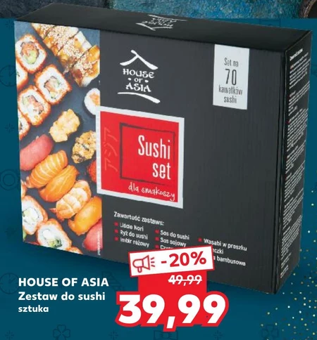 House of Asia Zestaw do sushi dla smakoszy