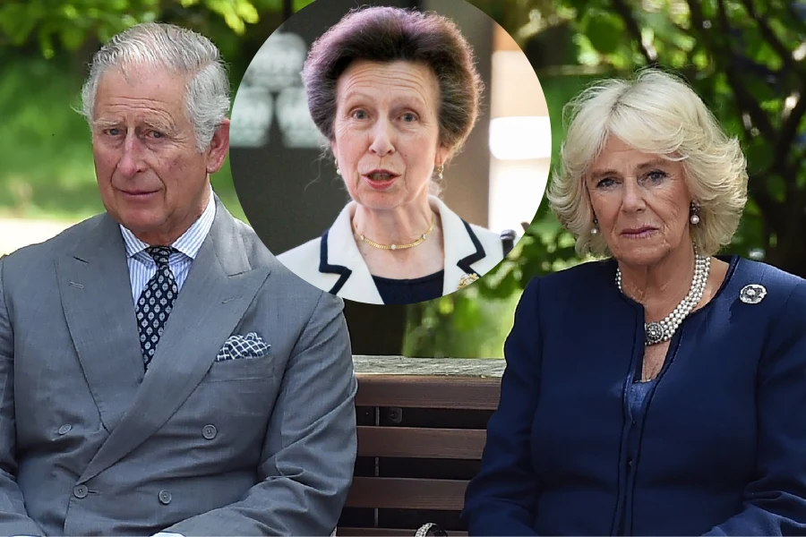 Książę Karol, księżna Camilla i księżniczka Anna Książę Karol, księżna Camilla i księżniczka Anna