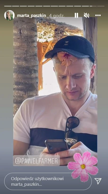 Paweł Bodzianny na Zanzibarze fot. Instagram (instagram.com/marta_paszkin) Paweł Bodzianny na Zanzibarze fot. Instagram (instagram.com/marta_paszkin)