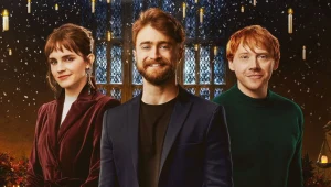 Emma Watson, Daniel Radcliffe i Rupert Grint w programie "Harry Potter - 20. rocznica: Powrót do Hogwartu"